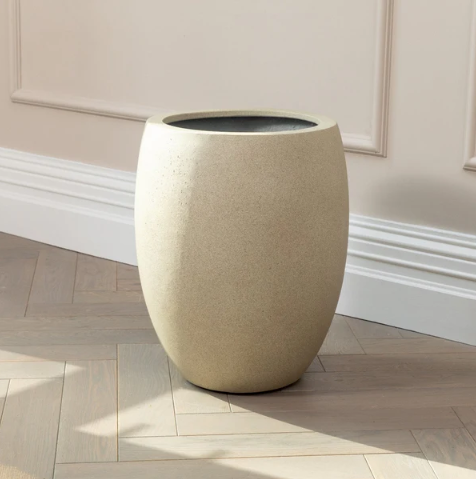 Artificial Ficus Tree in Cream Ceramic Pot - 120cm Tall Indoor Plant