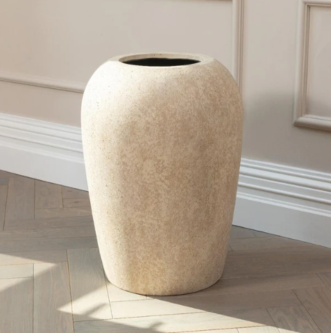 Artificial Ficus Benjamina Tree in Cream Ceramic Pot - 100cm Indoor Plant
